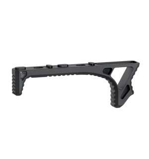 MULTI-FUNCTIONAL ANGLED FOREGRIP/HANDSTOP FOR KEY-MOD HANDGUARD - BLACK [CASTELLAN]